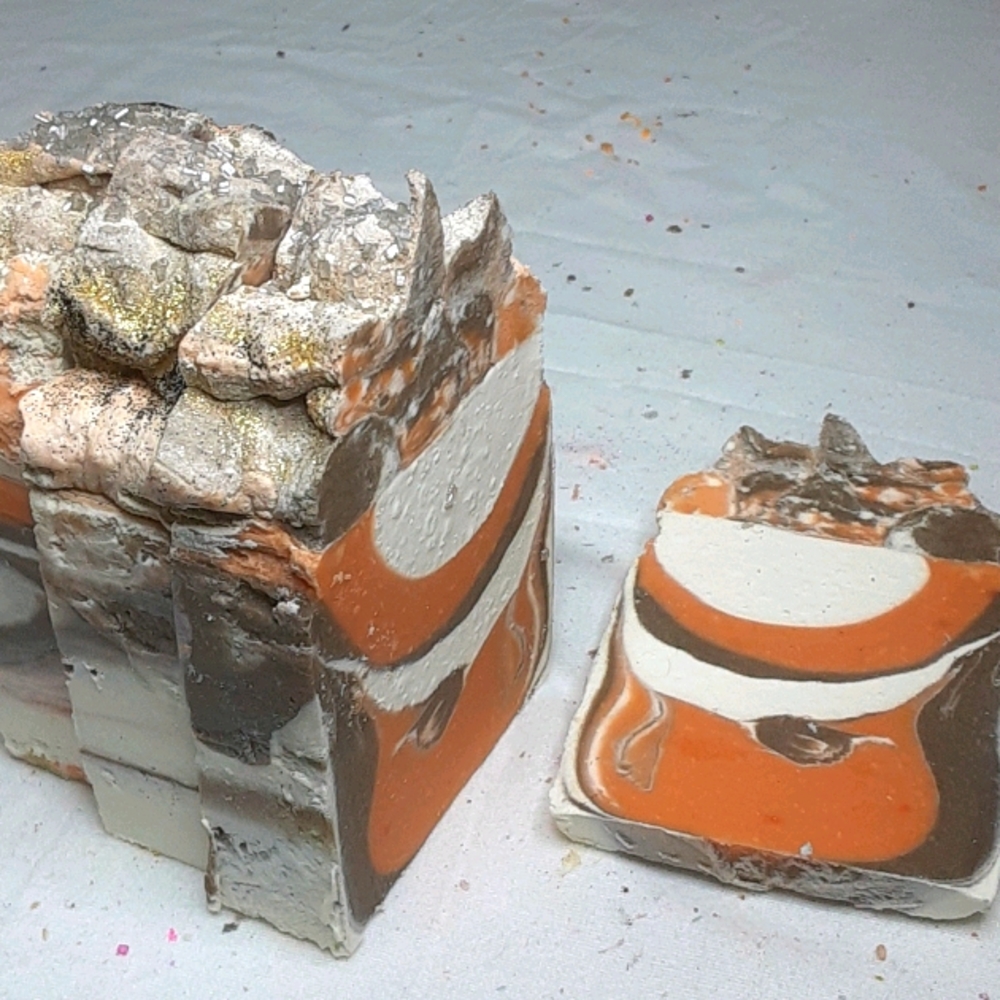 2 cinnamon orange scented soap bars - Picture 3 of 5